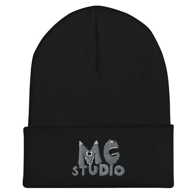 MC STUDIO BEANIE (BLACK &amp; WHITE)